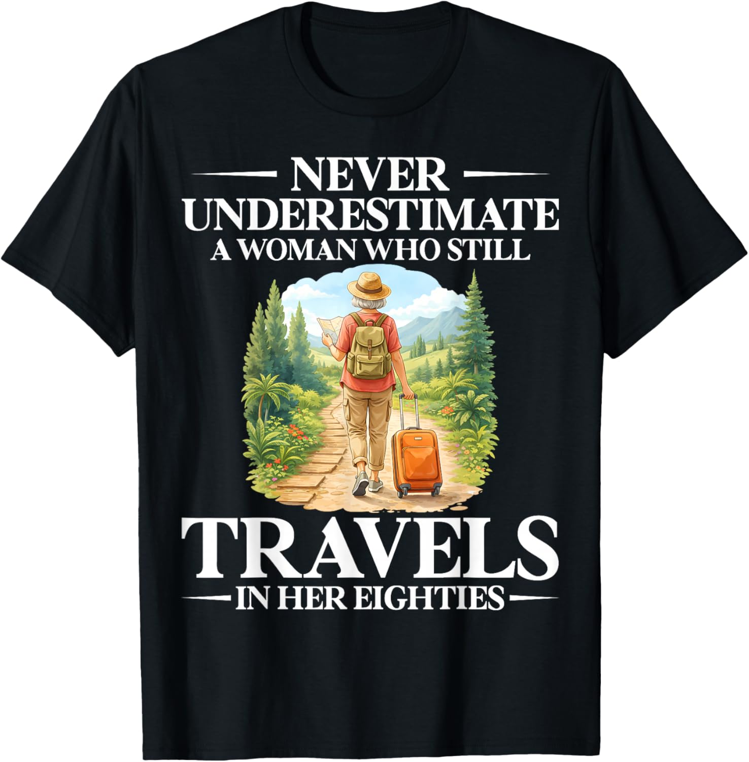 Her 80's T-Shirt - T-Shirt | Black
