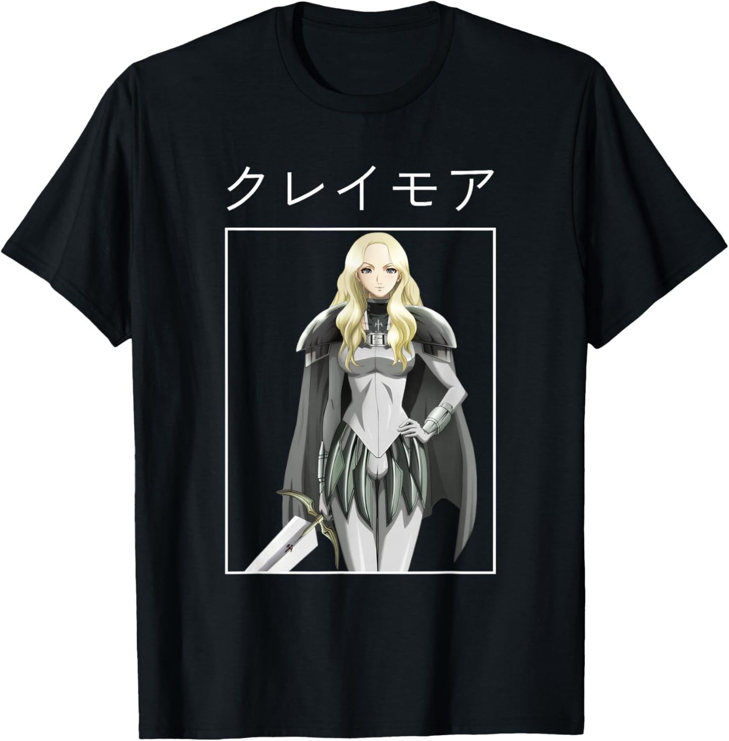 Teresa Faint Smile Clare Claymore Anime Manga Dark Fantasy T-Shirt - T-Shirt | Black