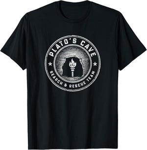 Plato's Cave Search & Rescue Team Men Or Women Philosophy T-Shirt - T-Shirt | Black