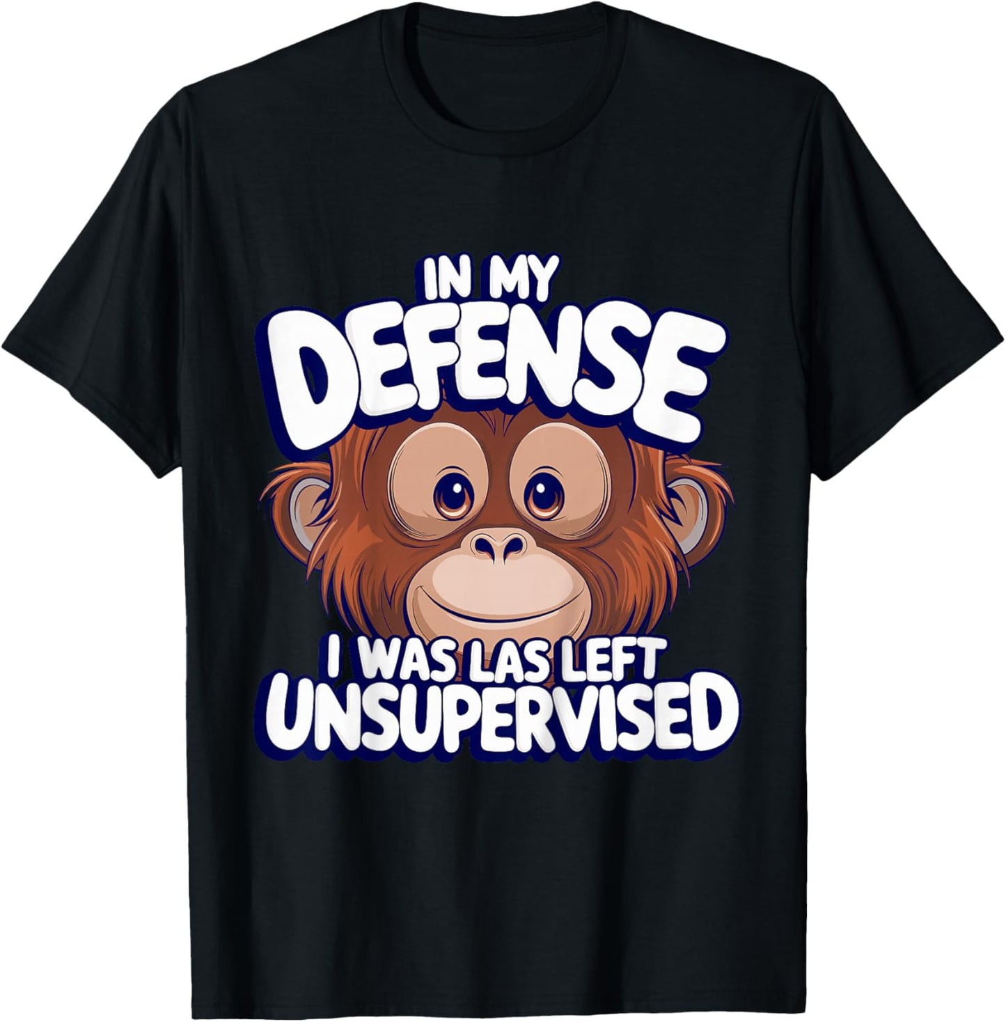 Kids Funny Orangutan Kids T-Shirt - T-Shirt | Black