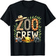 Zoo Crew Safari Animals Wild Field Trip Wildlife Animal T-Shirt - T-Shirt | Black
