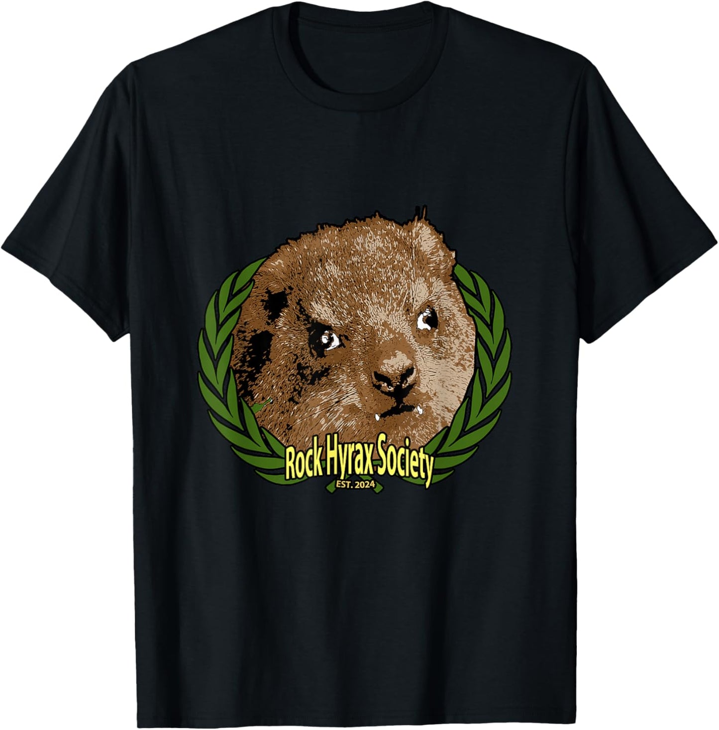 Rock Hyrax Society T-Shirt - T-Shirt | Black