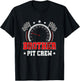 Brother Pit Crew Race Car Birthday Party Racing Family T-Shirt - T-Shirt | Black