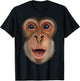 Monkey Stomach Funny Meme Ape T-Shirt - T-Shirt | Black