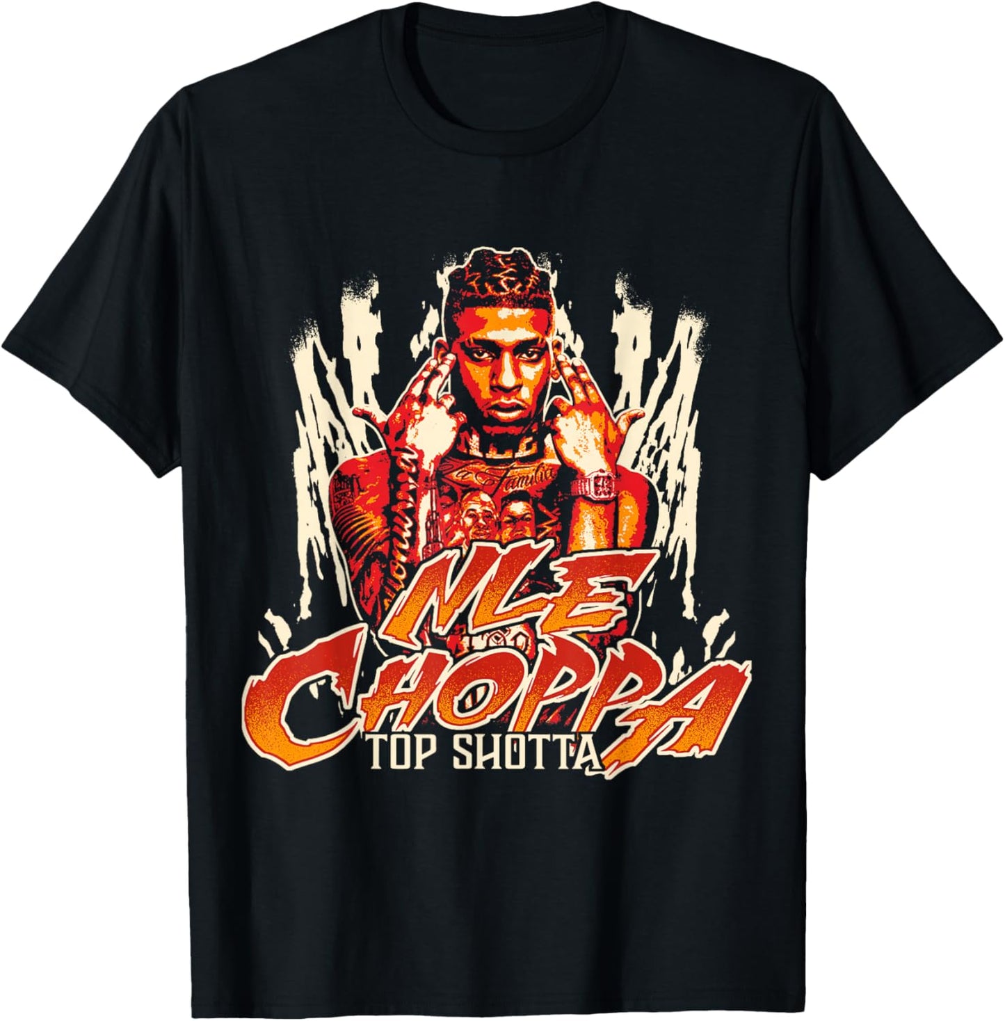 Nle Choppa - Top Shotta T-Shirt - T-Shirt | Black