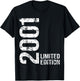 Men's 25th Birthday 2001 T-Shirt - T-Shirt | Black