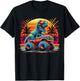 Monster Truck Summer Dinosaur Monster Truck T-Shirt - T-Shirt | Black