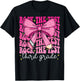 Rock The Test Day 3rd Grade Teacher Third Grade Testing Day T-Shirt - T-Shirt | Black