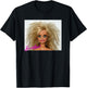 New Funny Distressed Doll Face Meme, Bourbon T-Shirt - T-Shirt | Black