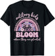 Military Kid Dandelion Bloom Where They're Planted Purple Up T-Shirt - T-Shirt | Black