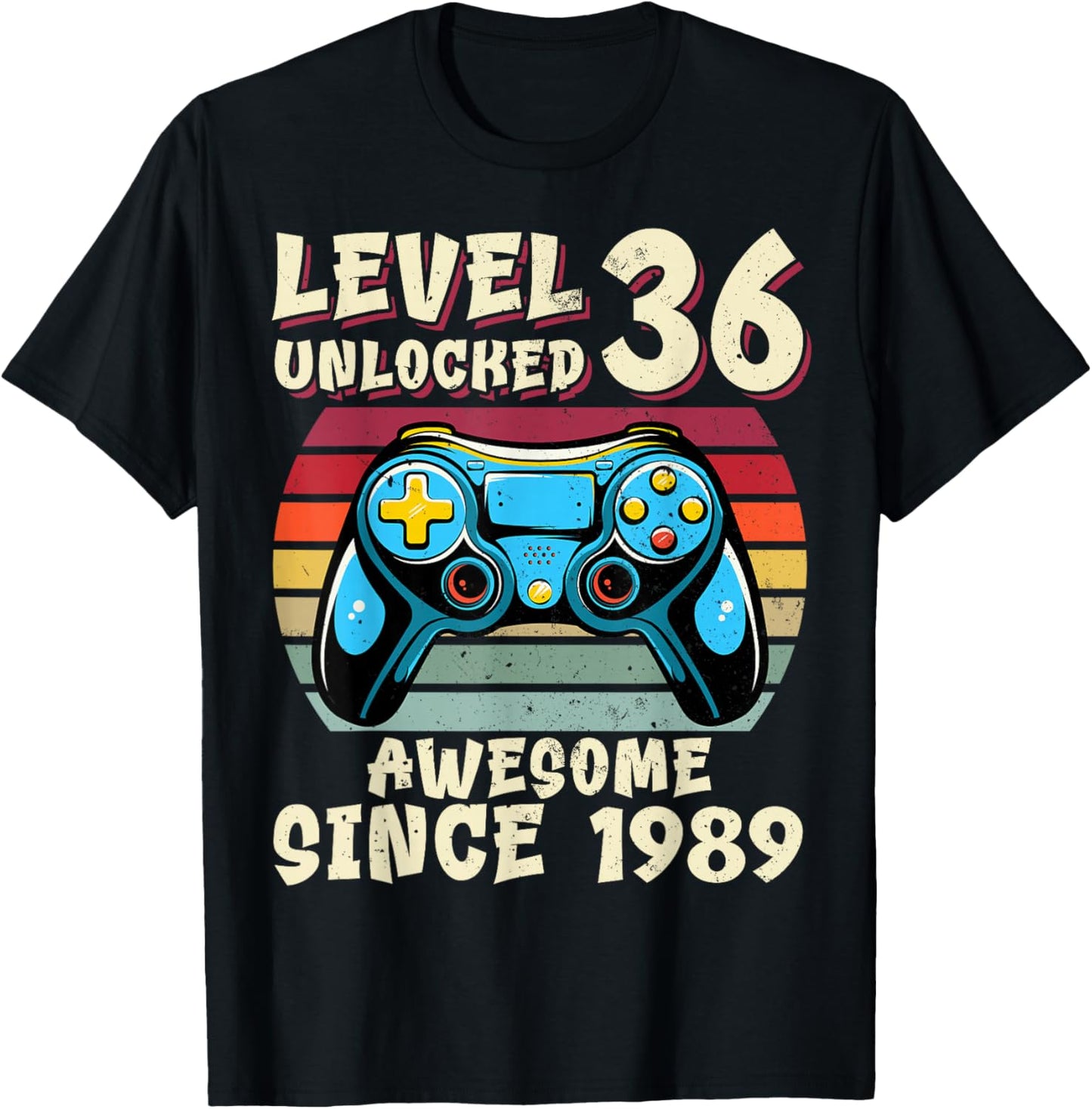 36th Birthday Decoration Men 36yrs 36 Years Old Birthday T-Shirt - T-Shirt | Black