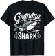 Grandma Shark Funny Shark Matching Family T-Shirt - T-Shirt | Black