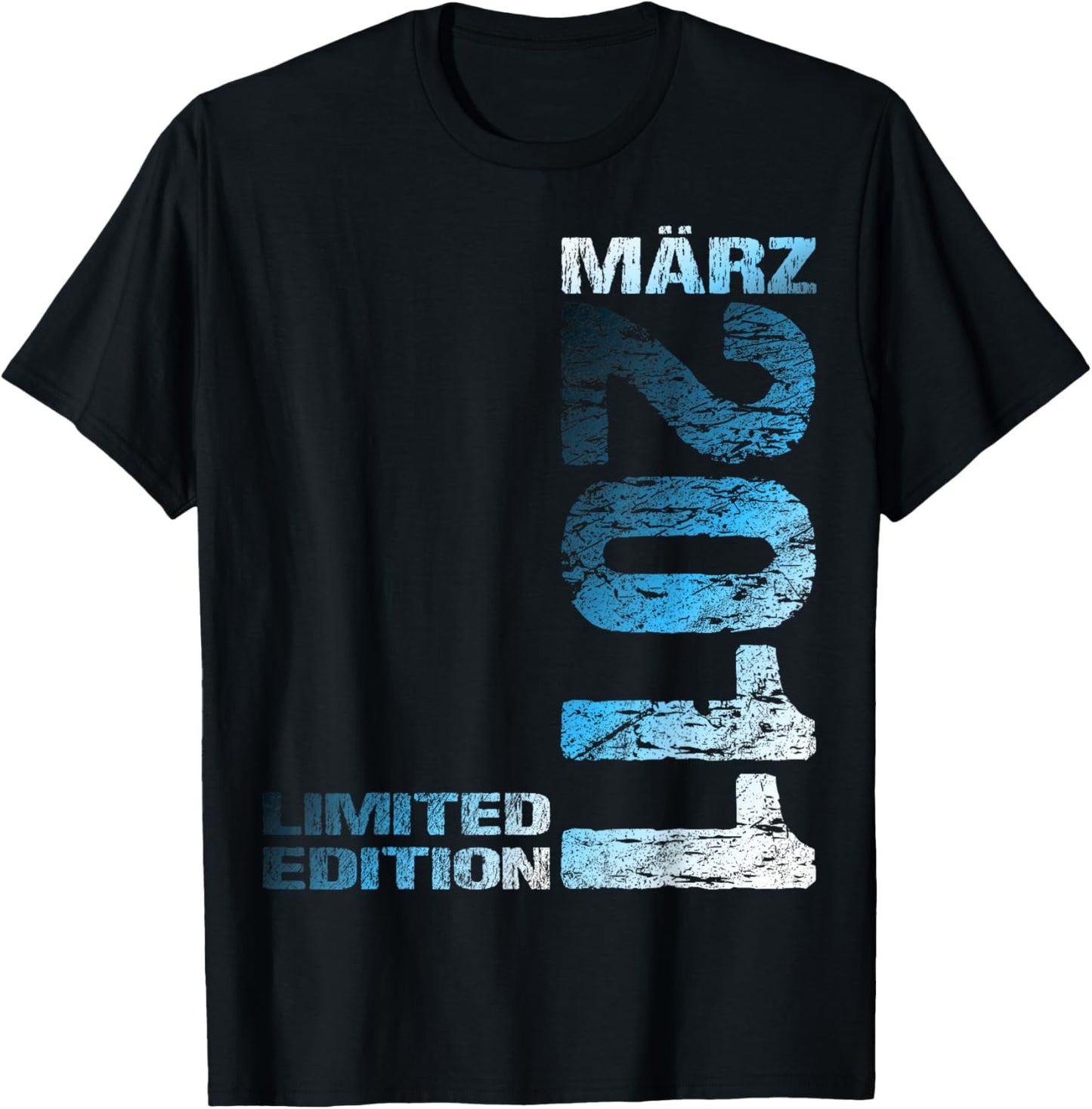 March 2011 Boy Girl 15th Birthday Limited Edition T-Shirt - T-Shirt | Black