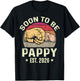 Soon to Be Pappy Est 2026 for New Papa Funny Fathers Day T-Shirt - T-Shirt | Black