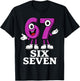 67 Six Seven 6-7 - Funny Italian Brainrot Kids Gaming Meme T-Shirt - T-Shirt | Black