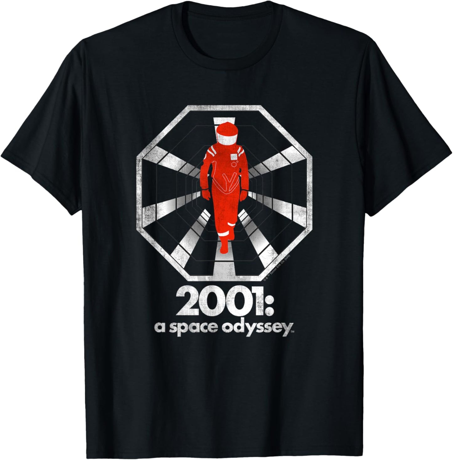 2001: A Space Odyssey Spaceman Logo T-Shirt - T-Shirt | Black