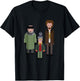 Home Alone Kevin and The Wet Bandits Cross-Stitch Pattern T-Shirt - T-Shirt | Black