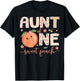 Aunt of One Sweet Peach 1st Birthday Girl Party T-Shirt - T-Shirt | Black