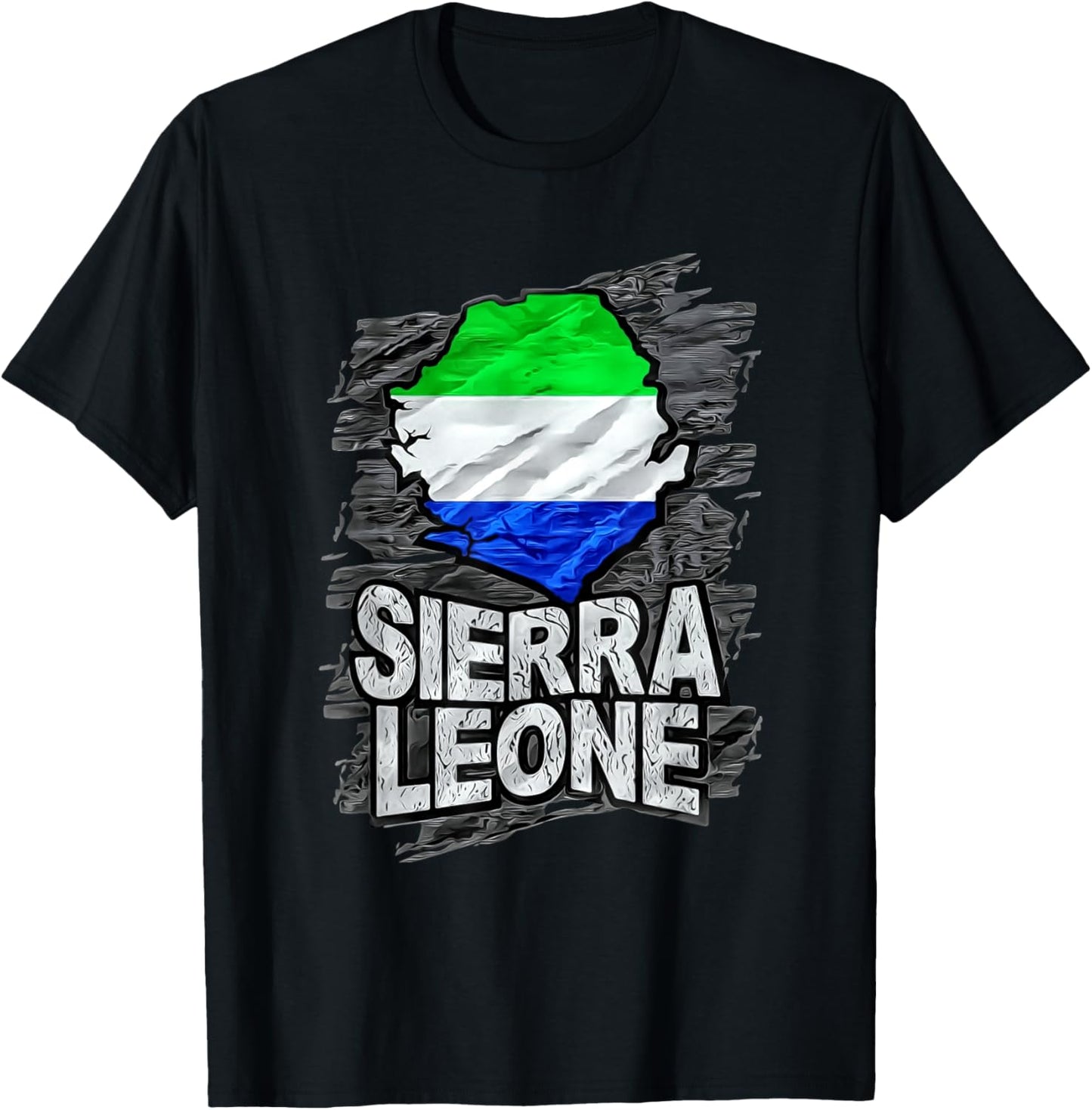Sierra Leone T-Shirt - T-Shirt | Black