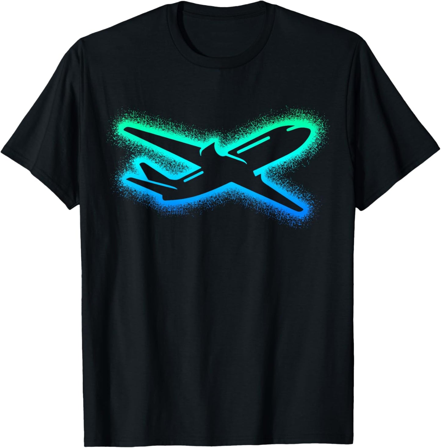Airplane Aviation Kids Men Boys Pilot T-Shirt - T-Shirt | Black