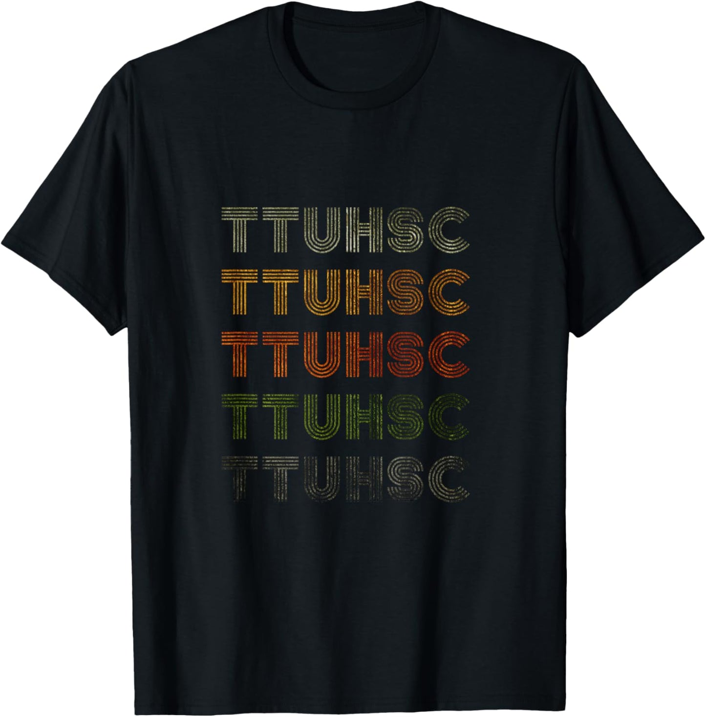 Love Heart Ttuhsc Grunge Vintage Style Black Ttuhsc T-Shirt - T-Shirt | Black