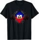 Haiti Flag Day Patriotic Haitian Pride/Haiti Flag T-Shirt - T-Shirt | Black