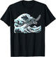 Japanese Great Wave Of Kanagawa Sea Turtle Ocean Surf Summer Men Women Kids T-Shirt - T-Shirt | Black
