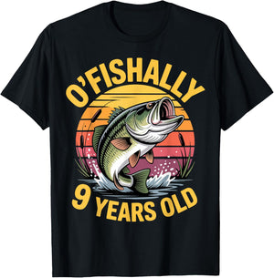 Ofishally 9 Birthday T-Shirt - T-Shirt | Black