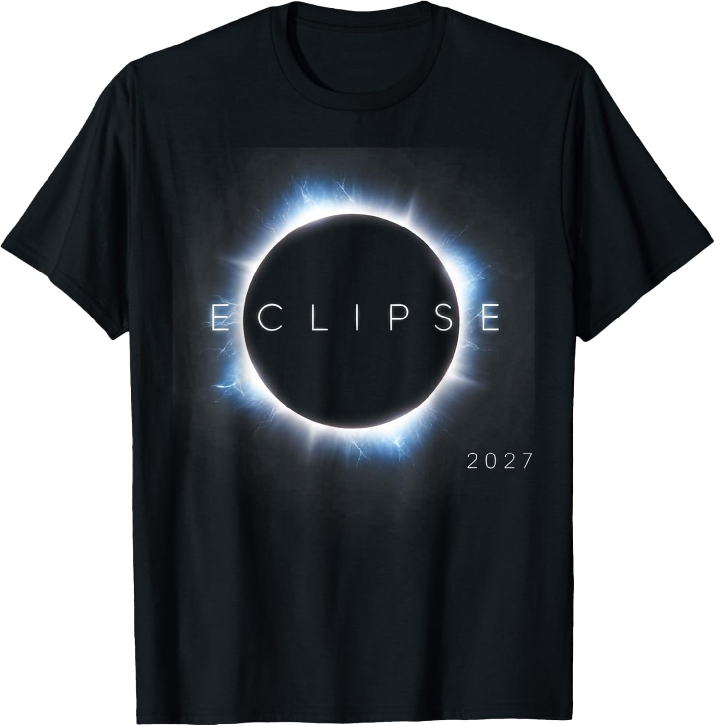 Solar Eclipse Shirt Total Solar Eclipse August 2027 Totality T-Shirt - T-Shirt | Black