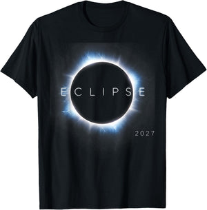 Solar Eclipse Shirt Total Solar Eclipse August 2027 Totality T-Shirt - T-Shirt | Black