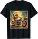 Vintage American Motorcycle Indian Men's Riding Old Biker T-Shirt - T-Shirt | Black