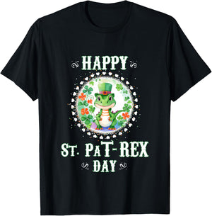 Enfant Joyeux Saint-Pat Trex Dinosaur la Saint-Patrick T-Shirt - T-Shirt | Black