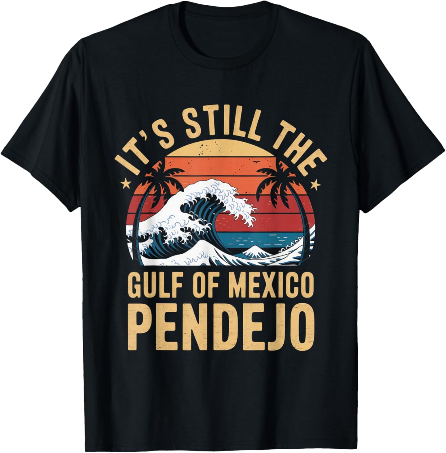 It's Still The Gulf Of Mexico Pendejo Beach Quote T-Shirt - T-Shirt | Black