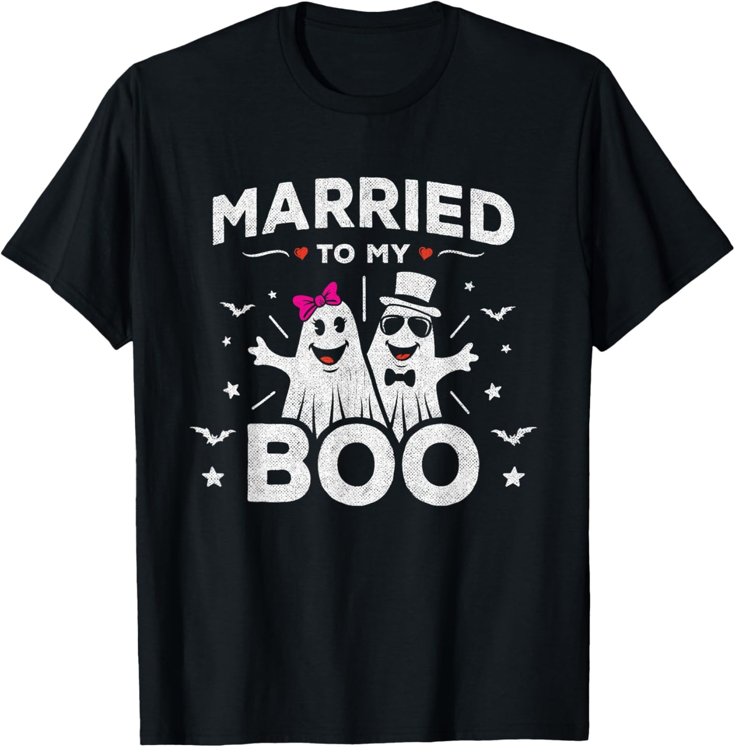 Marriage Wedding Anniversary - Just Married October Wedding T-Shirt - T-Shirt | Black