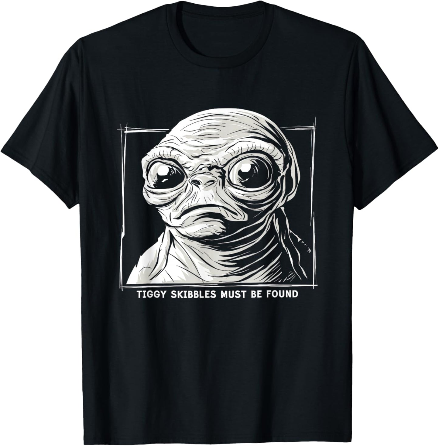 Tiggy Skibbles Must Be Found T-Shirt - T-Shirt | Black