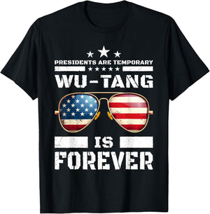 Funny Forever Presidents are Temporary 2024 T-Shirt - T-Shirt | Black