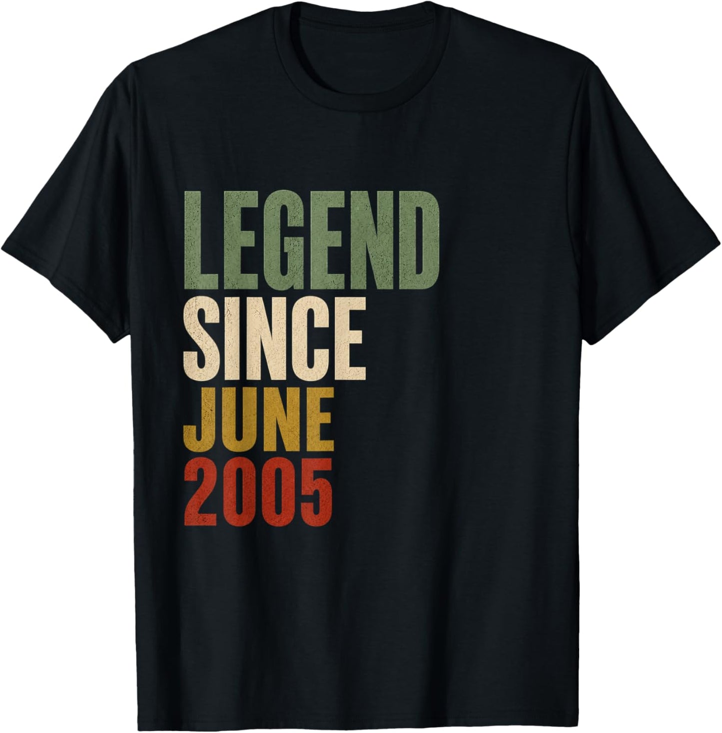 21 Years Old Legend Since May 2005 21st Birthday Gifts T-Shirt - T-Shirt | Black