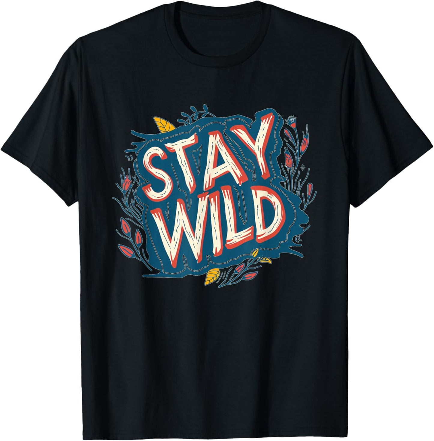 Beautiful Stay Wild Logo T-Shirt - T-Shirt | Black