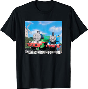 Thomas & Friends - Always Running on Time T-Shirt - T-Shirt | Black