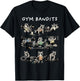 Raccoon Shirt Funny Fitness Gym Bandits Raccoon Workout T-Shirt - T-Shirt | Black