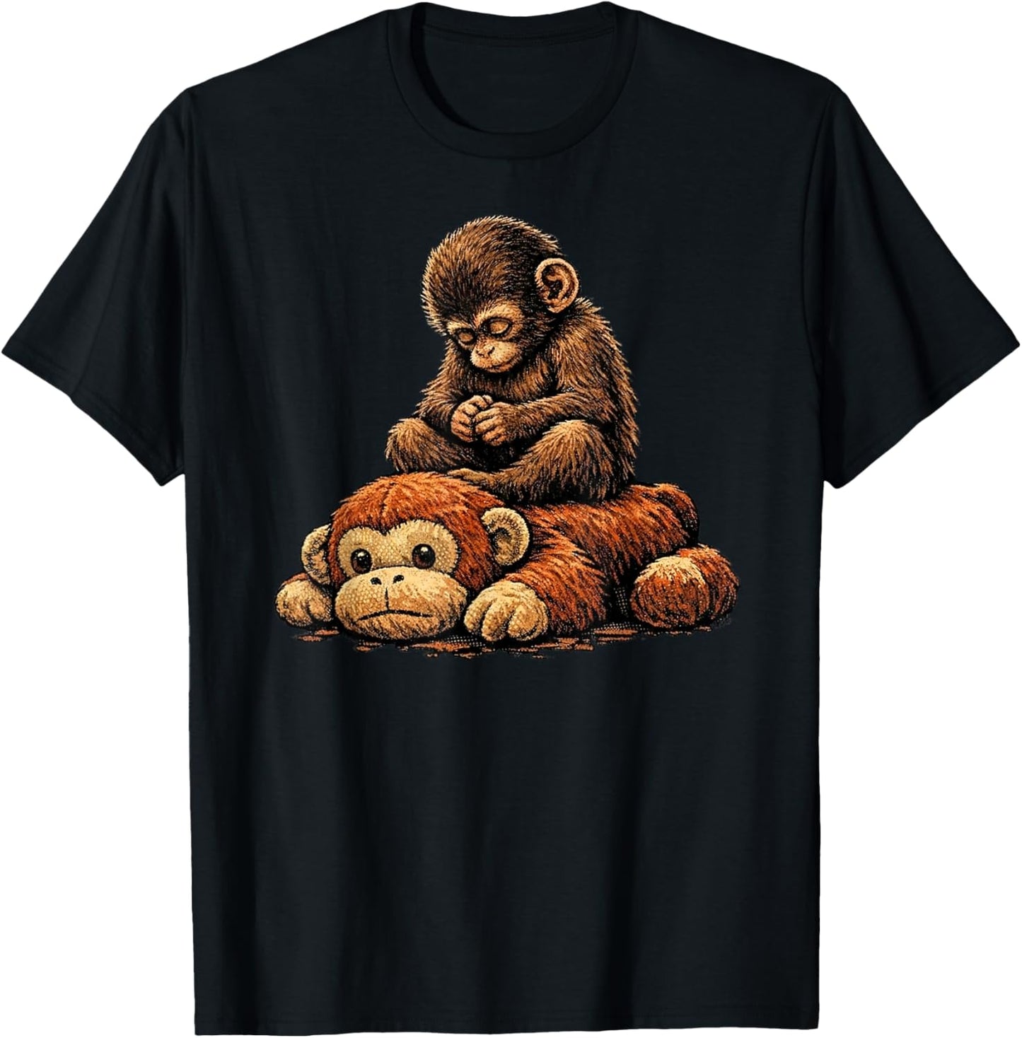 Baby Monkey Punch T-Shirt - T-Shirt | Black