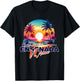 Ensenada Mexico Sunset Beach Palm Tree Souvenir T-Shirt - T-Shirt | Black
