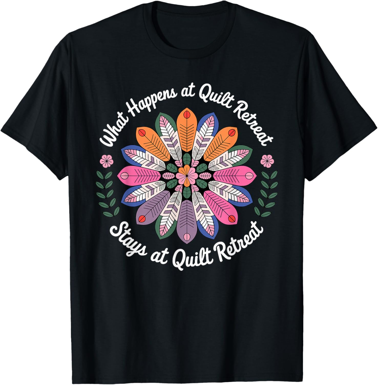 Cool Quilting Art Women Sewing Quilt Lover Quilter T-Shirt - T-Shirt | Black