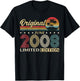 18 Ans Anniversaire Homme Cadeau Juin 2008 Vintage T-Shirt - T-Shirt | Black