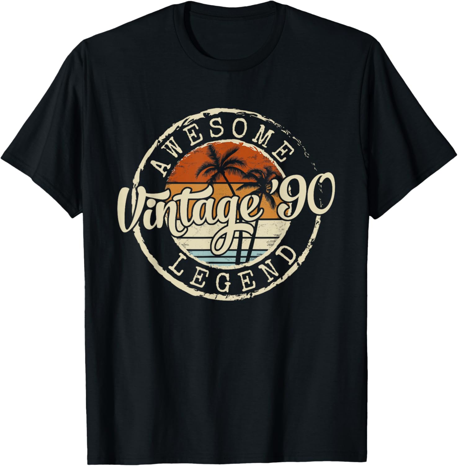 Vintage 1990 36yr 36th Birthday Gifts 36 Years Old T-Shirt - T-Shirt | Black
