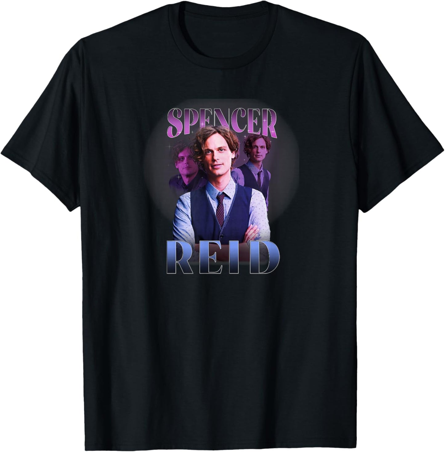 Spencer Reid, Criminal Minds, Heartbeat , Black, S T-Shirt - T-Shirt | Black