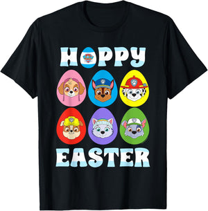 PAW Patrol Hoppy Easter Eggs T-Shirt - T-Shirt | Black