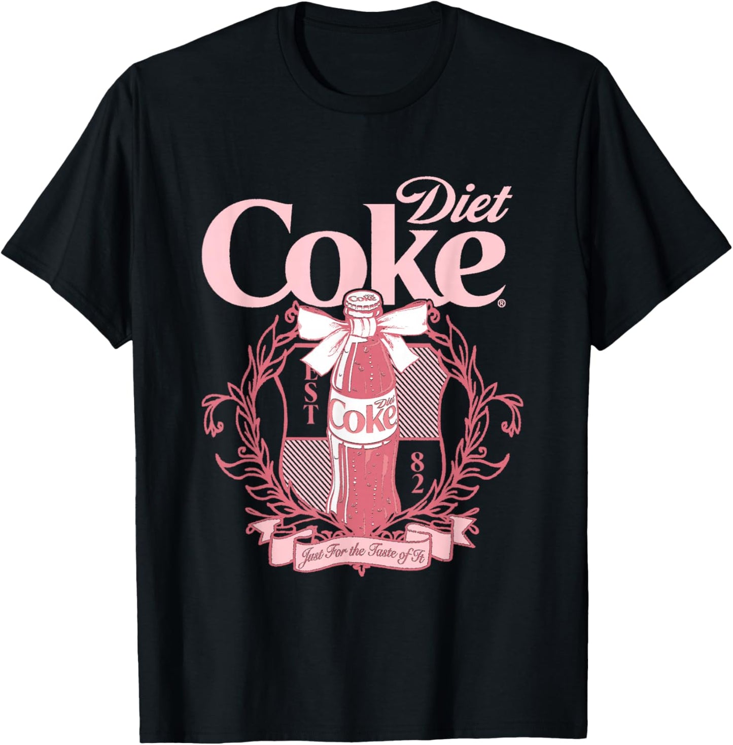 Coca-Cola Diet Coke Just For The Taste Of It Aesthetic Retro T-Shirt - T-Shirt | Black