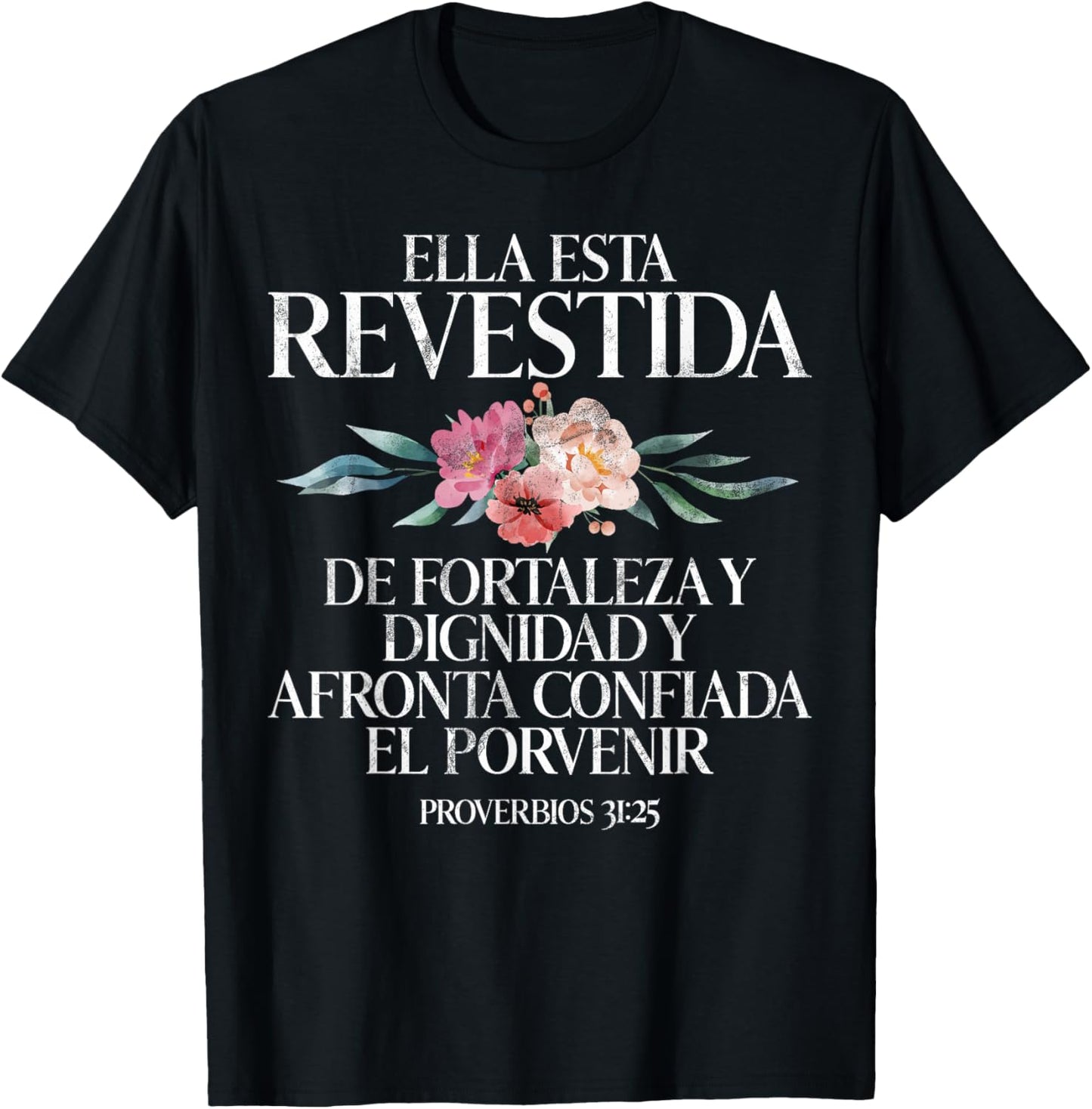 Christian Spanish Español Cristianos Religious Jesus God T-Shirt - T-Shirt | Black