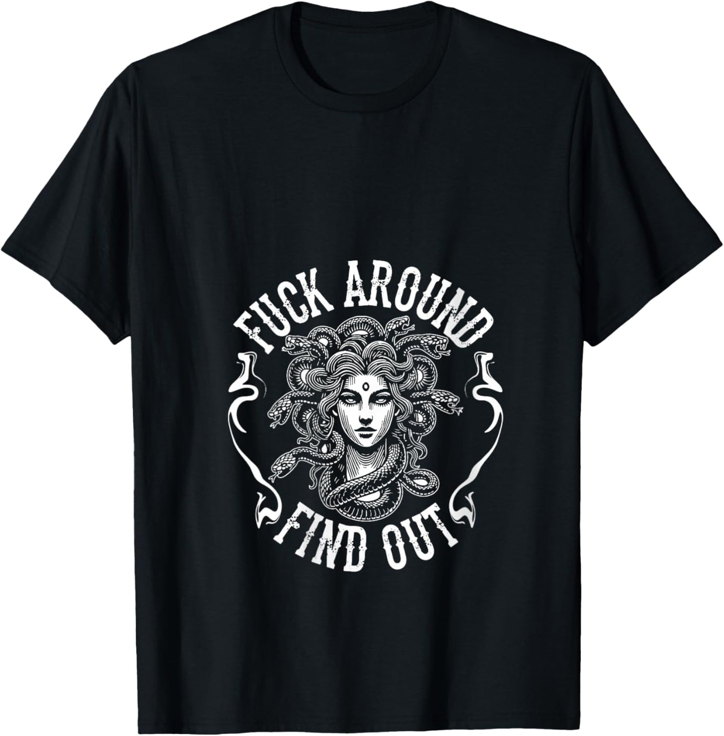 FAFO Fuck Around And Find Out V-Neck T-Shirt - T-Shirt | Black